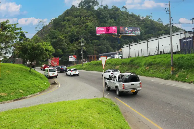Valla publicitaria PRP-005A de Hercas en Caldas